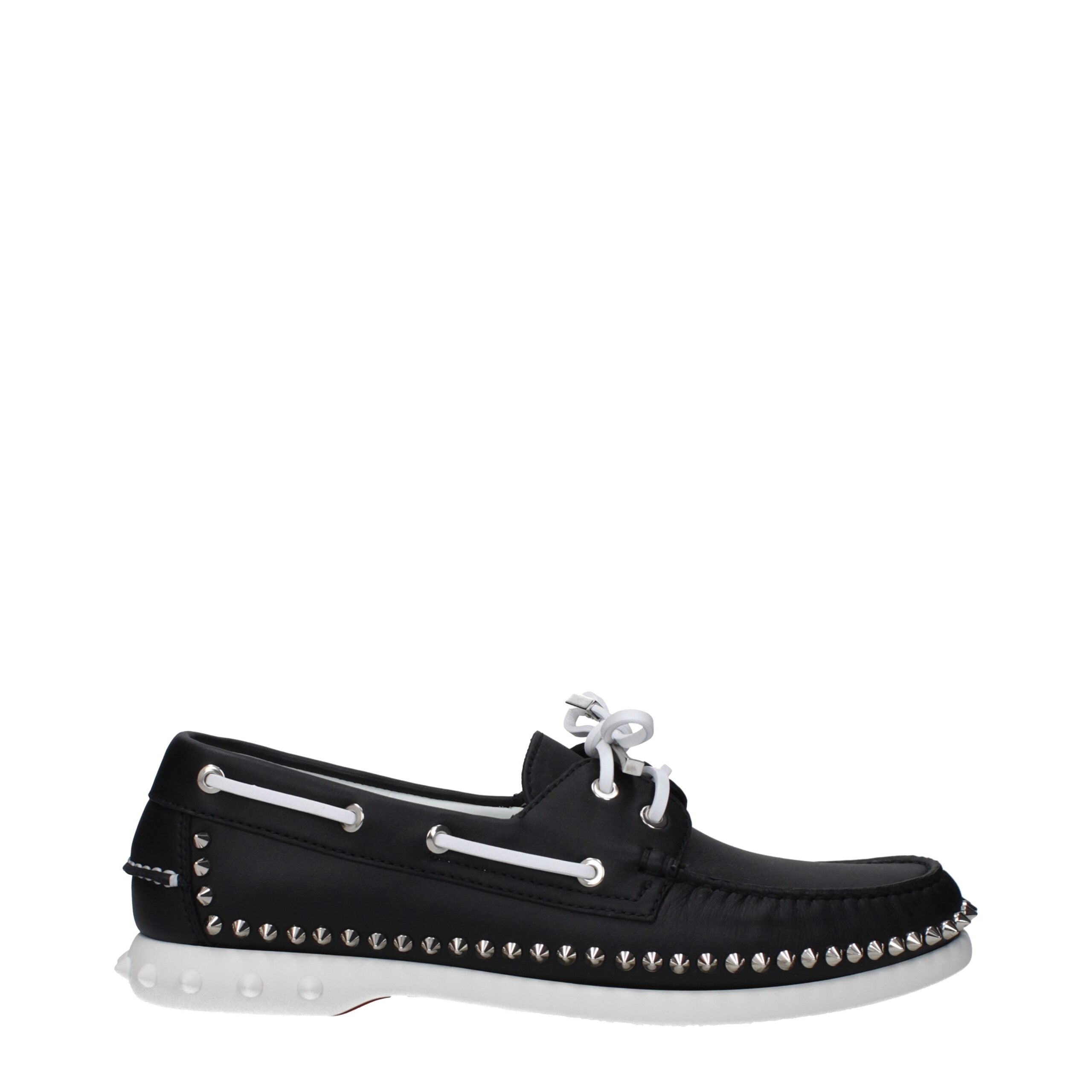 Christian Louboutin Black Leather Loafer